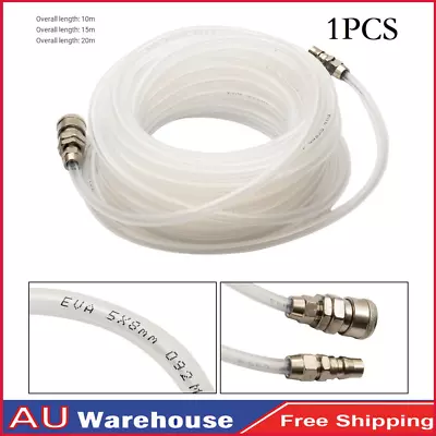 Pneumatic Straight Pipe Air Compressor Pump Hose 5*8mm Tube With Quick Connector • $27.80