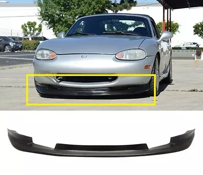 Fits 99-00 Mazda Miata MX-5 Coupe Convertible GV Style Front Bumper Lip Spoiler • $84