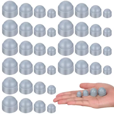  40 Pcs Plastic Cap Hexagon Decorative Nut Metric Threaded Nuts • £7.89