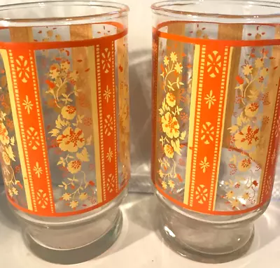 Mid-century 70's Tumblers Classic Design Of That Era • $10