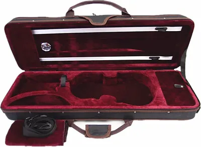 Special Deal - 4/4 Light Weight Foamed Square Violin Case-Free 4/4 Shoulder Rest • $54.99