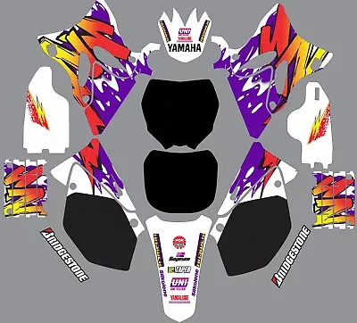 Old School Graphics For Yamaha YZ 125 250 YZ250 YZ125 2002-2014 Decals • $98