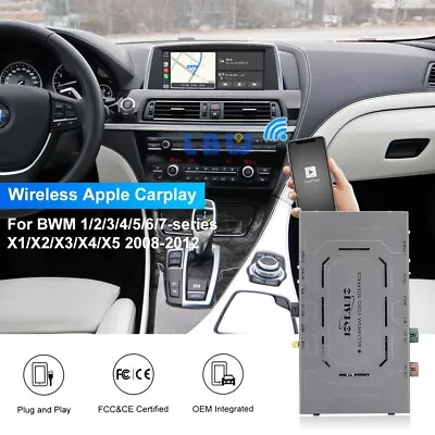 Wireless IOS CarPlay For BMW CIC System 2010-2012 Android Auto Retrofit Interfac • $355.65