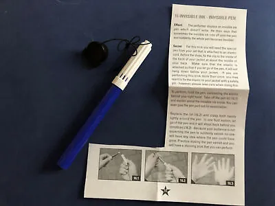 Vintage Marvin’s  Magic Invisible Ink & Pen With Printed Instructions. Rare • $8