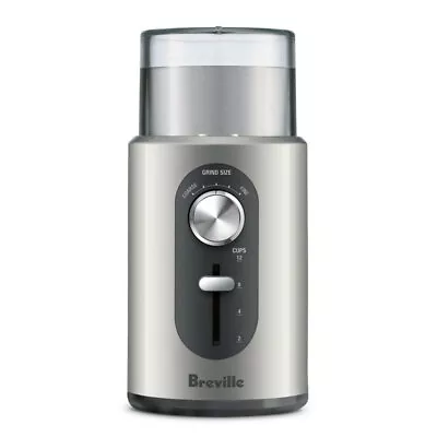 Breville 12Cup Electric Coarse/Fine The Coffee & Spice Grinder/Mill Herbs Silver • $127