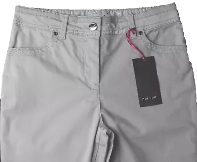£18.99 • Buy M&S Womens Marks And Spencer Grey Straight Leg Trousers Size 14 12 Medium