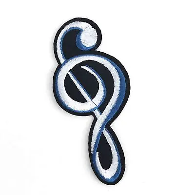 Music Sign Note Iron Sew On Patch Badge Embroidered Cloth Patch 2075 • $3.39