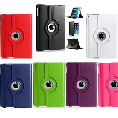 Leather 360 Rotating Stand Case Cover For Apple IPad Mini 2/3 UK FAST FREE POST • £5.35