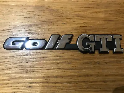 Used Vw Golf Mk2 Mk3 Golf Gti Rear Badge  1h6853687ad 1h6 853 687ad • $22.18