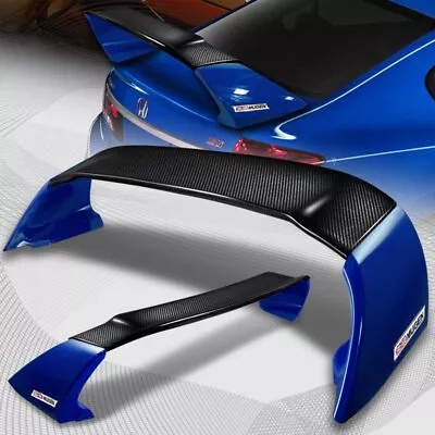 For 2012-2015 Honda Civic 4DR MUGEN Carbon Fiber Factory Blue Rear Spoiler Wing • $229.99