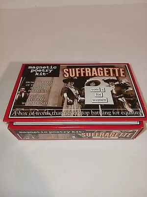 Magnetic Poetry Kit -- Suffragette • $11