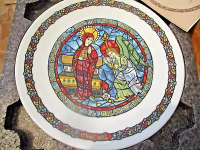 1982 D'Arceau Limoges  The Annunciation   First Edition Plate With COA • $4.99