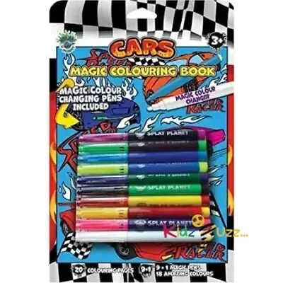 Magic Colouring Book Car  With Magic Colour Changing Pens • £15.97