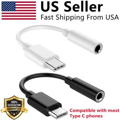 $2.79 • Buy USB Type C Adapter Port To 3.5MM Aux Audio Jack Earphone Headphone Cable New
