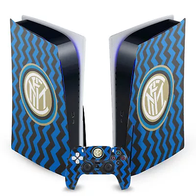 Inter Milan 2020/21 Crest Kit Vinyl Skin Decal For Sony Ps5 Disc Edition Bundle • £24.95