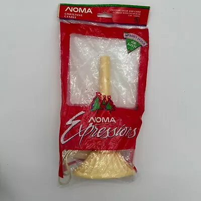 Vintage Noma Expressions Christmas Candle Decoration With Clear Bulb And Cord • $12.49