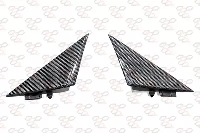 Mercedes R231 SL Twill Carbon Fiber A-Pillar Mirror Triangle Panel Trim SL63 • $540