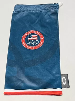 New Oakley Team Usa Olympics Microfiber Bag Blue Usa Flag Limited Case Sunglasse • $14.39