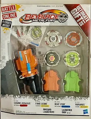 Hasbro Beyblade Metal Fury  ULTIMATE GIFT SET Fang Leone Beat Lynx Variares • $245