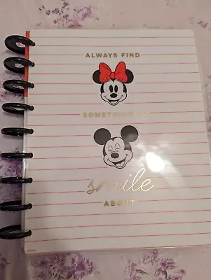 The Happy Planner Disney Minnie Mickey Mouse Goals Positivity Happy Journal • $25