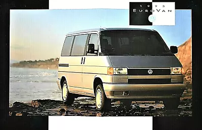 1993 Volkswagen Eurovan Sales Brochure Catalog ~ 16 Pages • $9.35