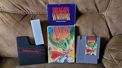 Dragon Warrior 1 One (Nintendo NES 1989) Complete In Box CIB Authentic US  • $39