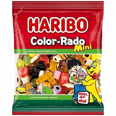 2 Bags HARIBO MINI COLOR-RADO CANDY MIX LICORICE FRUIT JELLY From Germany • $19.95