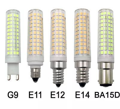 G9/E11/E12/E14/BA15D LED Light Bulb 2835-136 LEDs Ceramics Lights Lamp  • $3.85