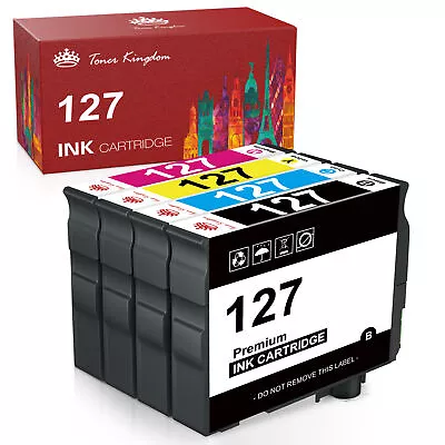 Compatible Ink Cartridge For Epson 127 WorkForce 545 60 630 633 635 645 840 845 • $6.50