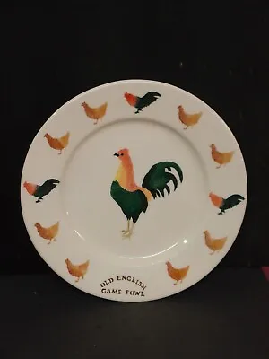 Quality Decorative Plate Jane & Stephen Baughan Pottery Old English Game Fowl • £6