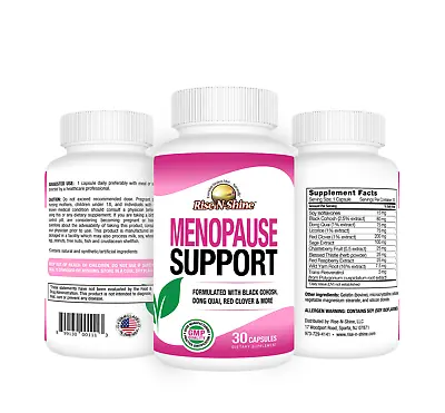 MENOPAUSE SUPPORT Women Support For Hormonal Balance Night Sweats & Hot Flashes • $15.95