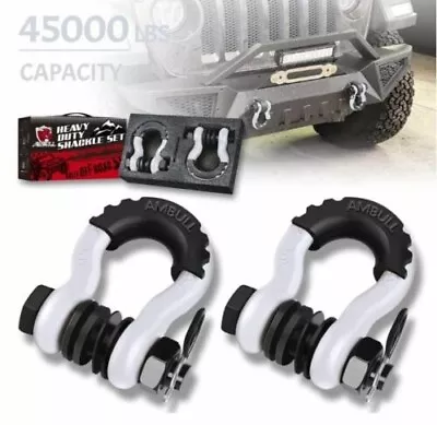 Off Road Jeep Tow Hooks Heavy Duty 3/4 Inch D Ring Shackle Bumper Mounted Truck • $32.99