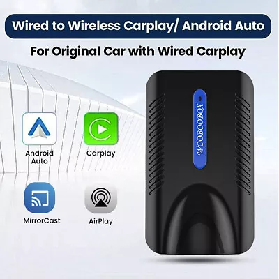 For Cars With Factory Wired CarPlay Player Wireless Apple CarPlay AI Box Adapter • $51