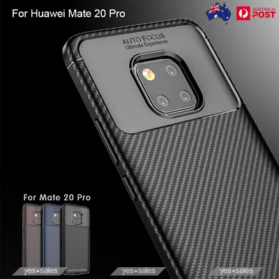 Case For Huawei Mate 20 Pro Ultra Slim Carbon Fiber Shockproof Cover Nova 3i • $13.99