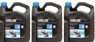 Yamaha Yamalube 2C TC-W3 2 Stroke Outboard Marine Oil 4 Litre X 3 *BOX QUANTITY* • $179.99