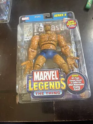 2002 Toy Biz Marvel Legends Series 2 THE THING  Action Figure Sealed • $13