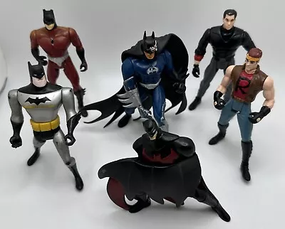 Vintage DC 90’s Batman Action Figure Lot Of 5 Figures + Extra Toy Some Damaged • $7