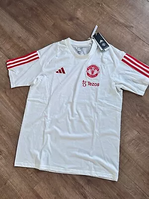 Manchester United Adidas Training T-Shirt Tee Medium Brand New  • £25