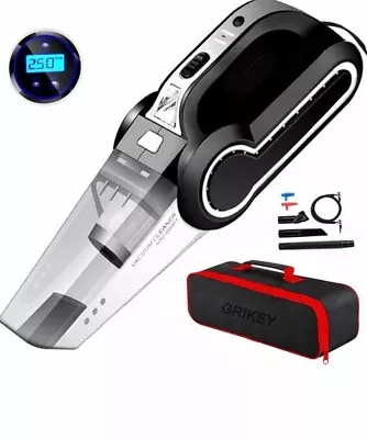 $59.55 • Buy Car Vacuum Cleaner , Tire Pressure Gauge And Car Inflator, 120W Powerful Suction