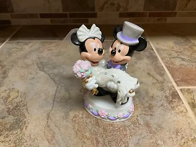 MICKEY & MINNIE Mouse WEDDNIG Cake Topper Disney Bride & Groom Sri Lanka • $29.99