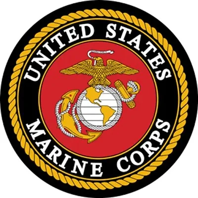FS MATTE United States Marine Corp Emblem Decal For Back Of Football Helmet • $5.99