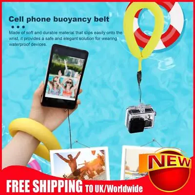 Durable Camera Float Belt Floating Strap For Underwater Camera (Yellow) • £4.40