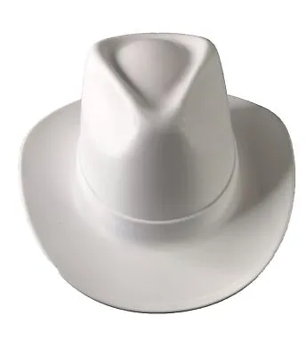 Vulcan Cowboy Hard Hat 6 Point Ratchet Susp White Ansi Z89.1 Type 1 Class E G • $36474