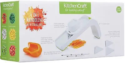 £26.95 • Buy Kitchencraft Healthy Eating 6 In 1 Mandoline Vegetable Slicer & Julienne Strips