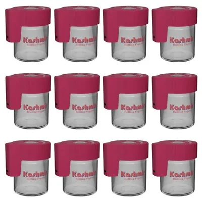 Magnifying Glass Jar Rechargable LED Light Cookie Jars Pack Of 12 Red By Kashmir • $101