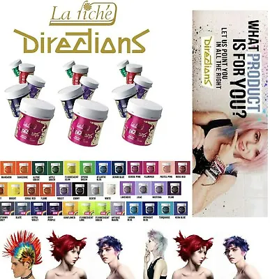 £5.95 • Buy La Riche Directions Semi-permanent Hair Colour Dye Tubs All Colours-fast Uk Post