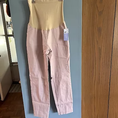 Women's Motherhood Maternity XL Tan Beige Pull On Pants With Tag • $18