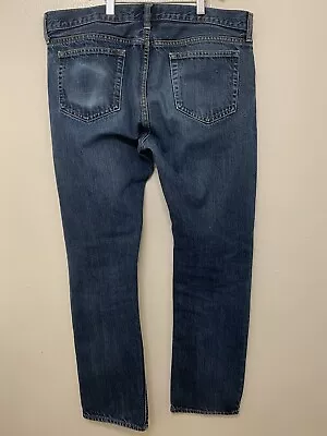 Men’s J.Crew Slim-Fit Stretch Jeans 484 Size 34X32 Medium Blue Denim Wash • $17.97