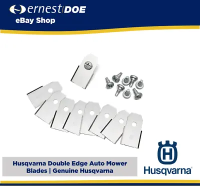 £21.95 • Buy Husqvarna Auto Mower Blades | 9 Blades Genuine And Screws | 577864603