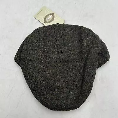 Aran Sweater Market Donegal Tweed Flat Cap Hat Charcoal Size XL • $24.50
